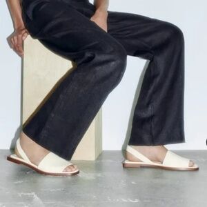 Zara Cream Sandals